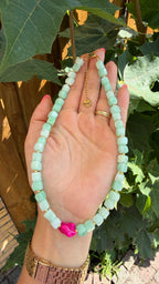 Mint & Fuchsia necklace