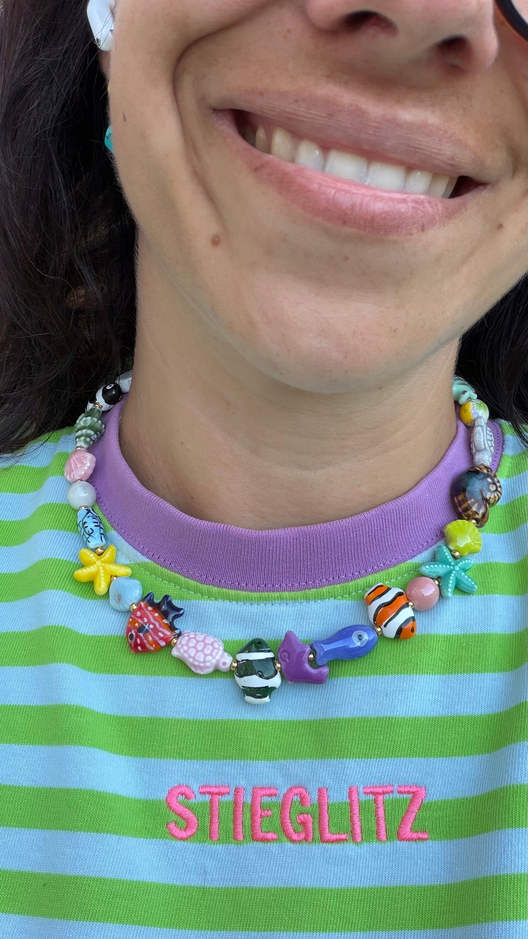 Fruits de Mer necklace - Deep Ocean