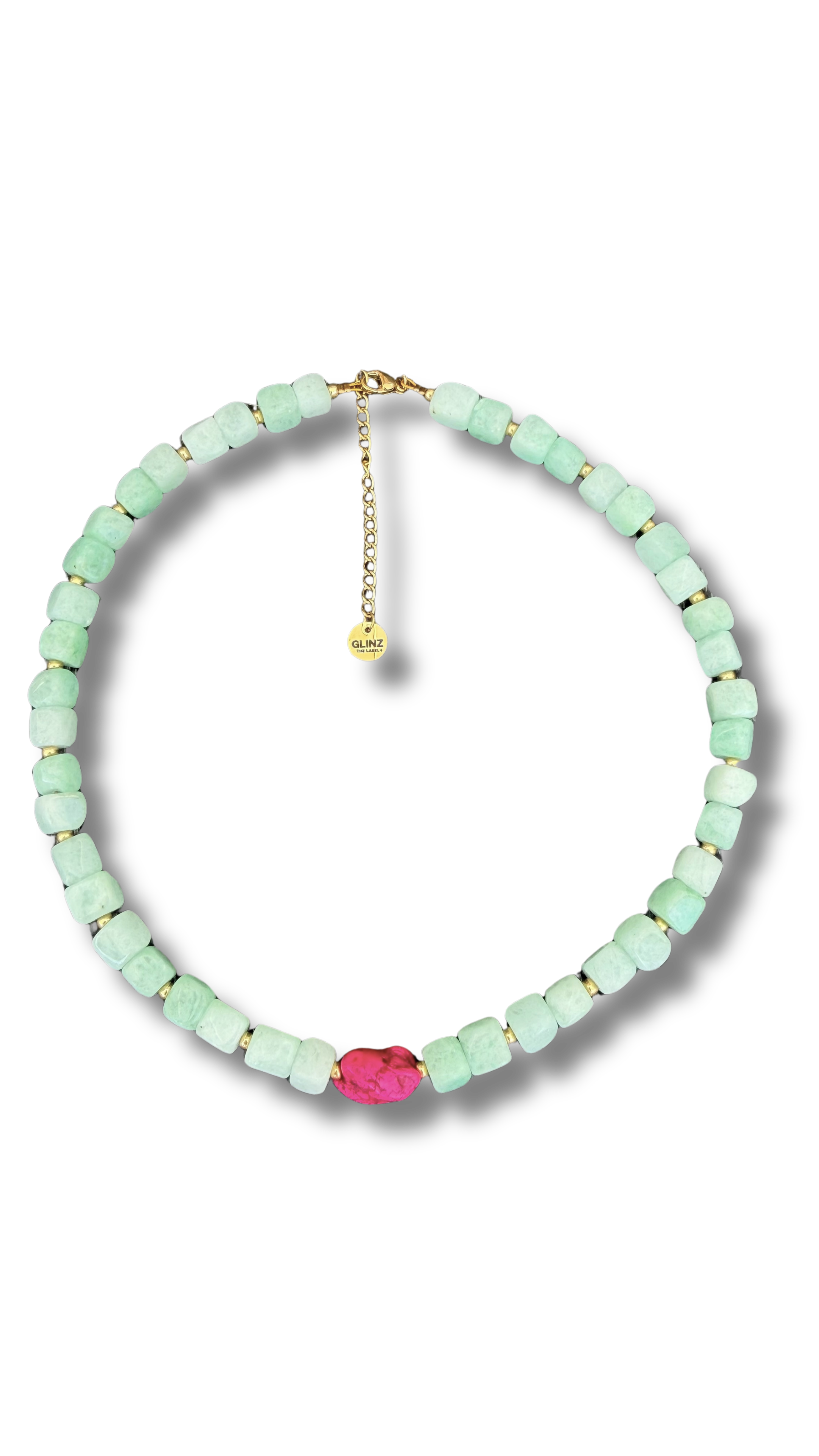 Mint & Fuchsia necklace