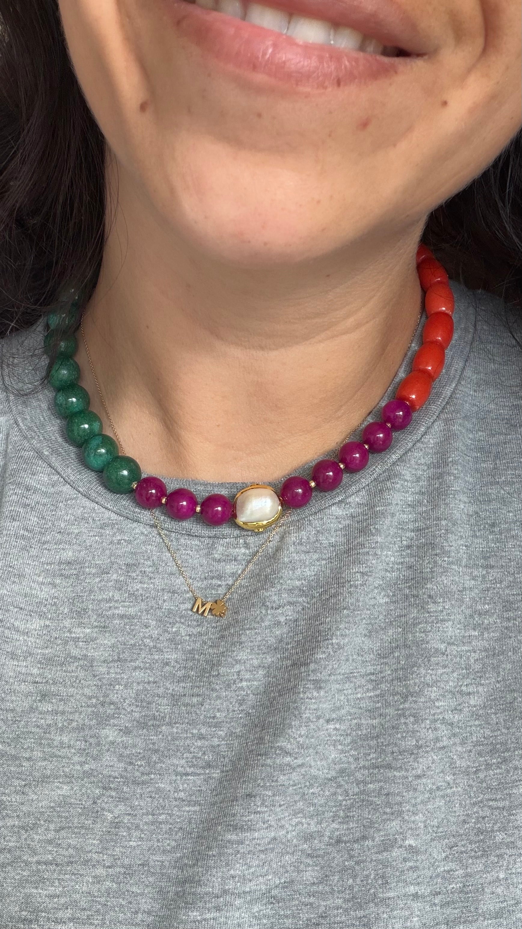 Luna Pearl necklace - Golden Horizon