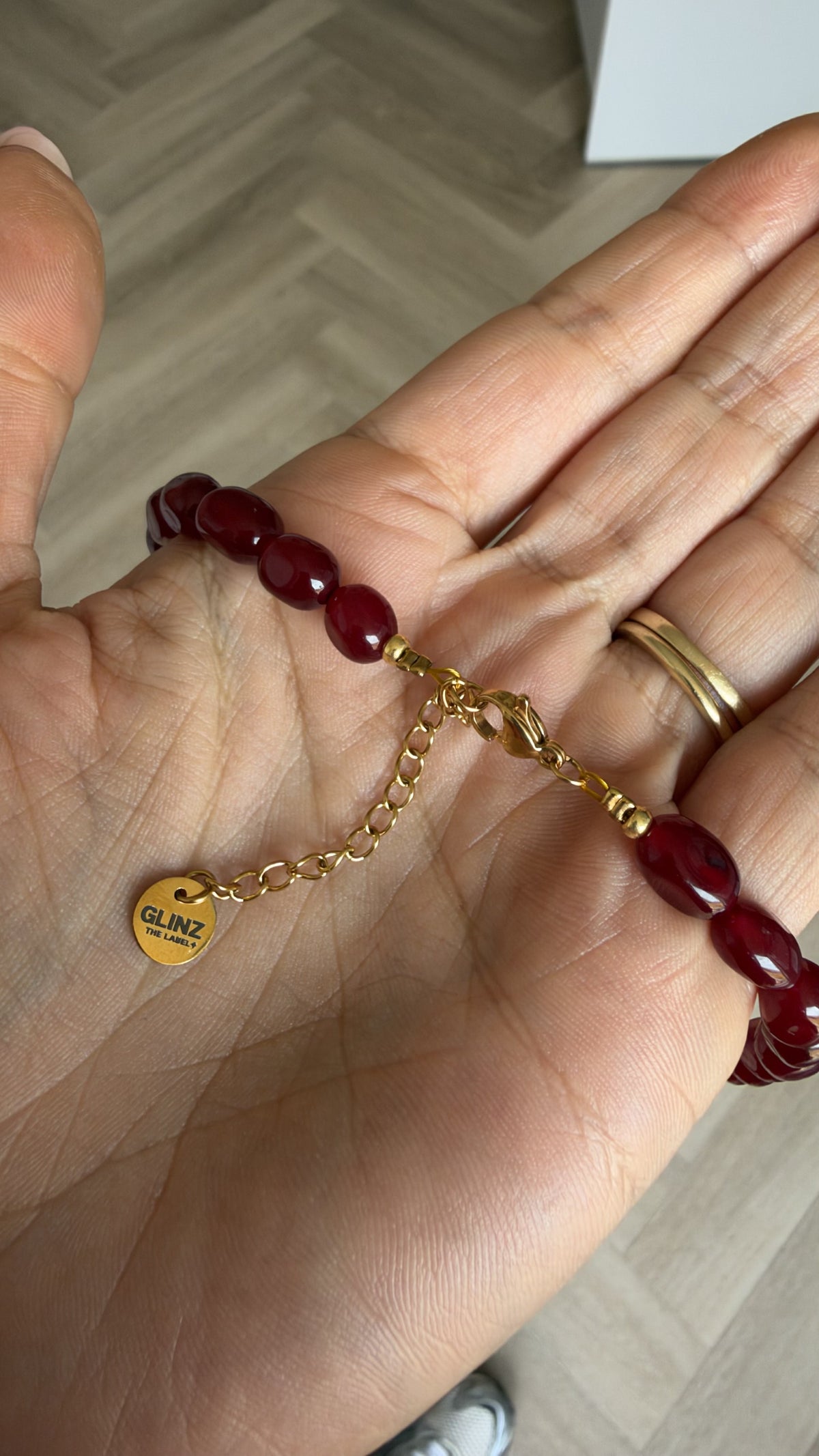 Smiley Necklace - Ruby Smile