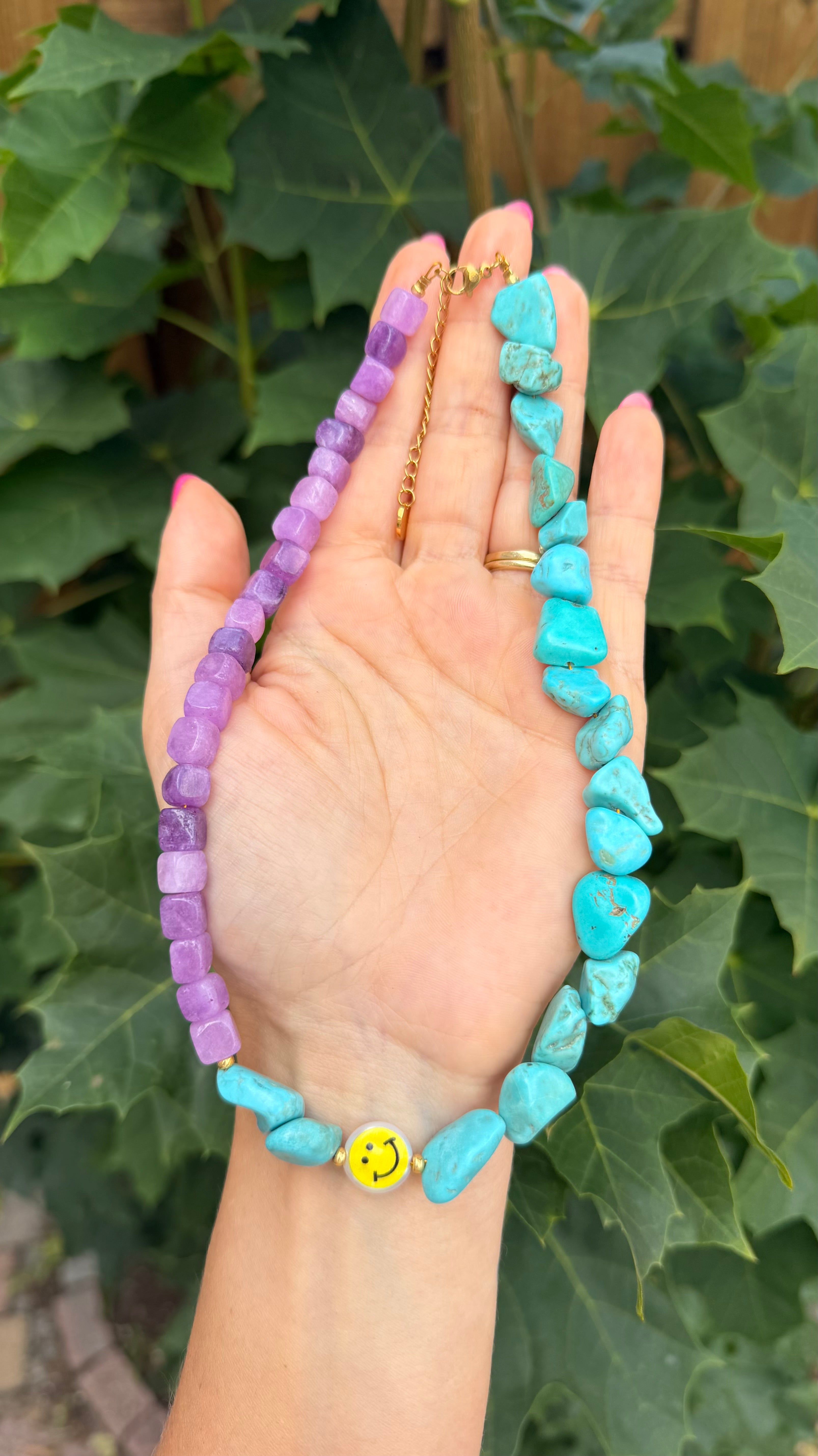 Smiley Necklace - Summer Smiles