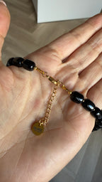 Smiley Necklace - Black Widow