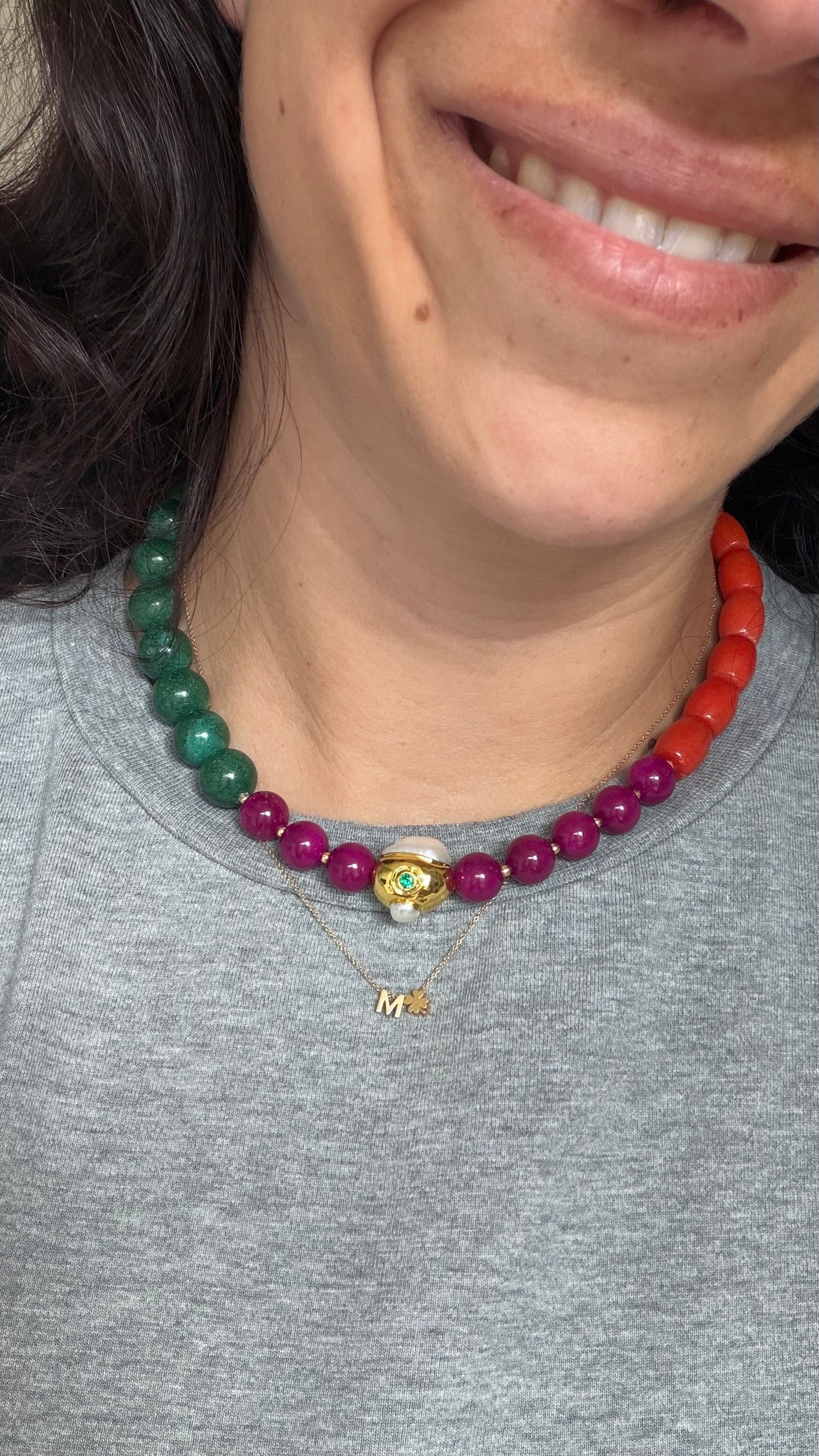 Luna Pearl necklace - Golden Horizon