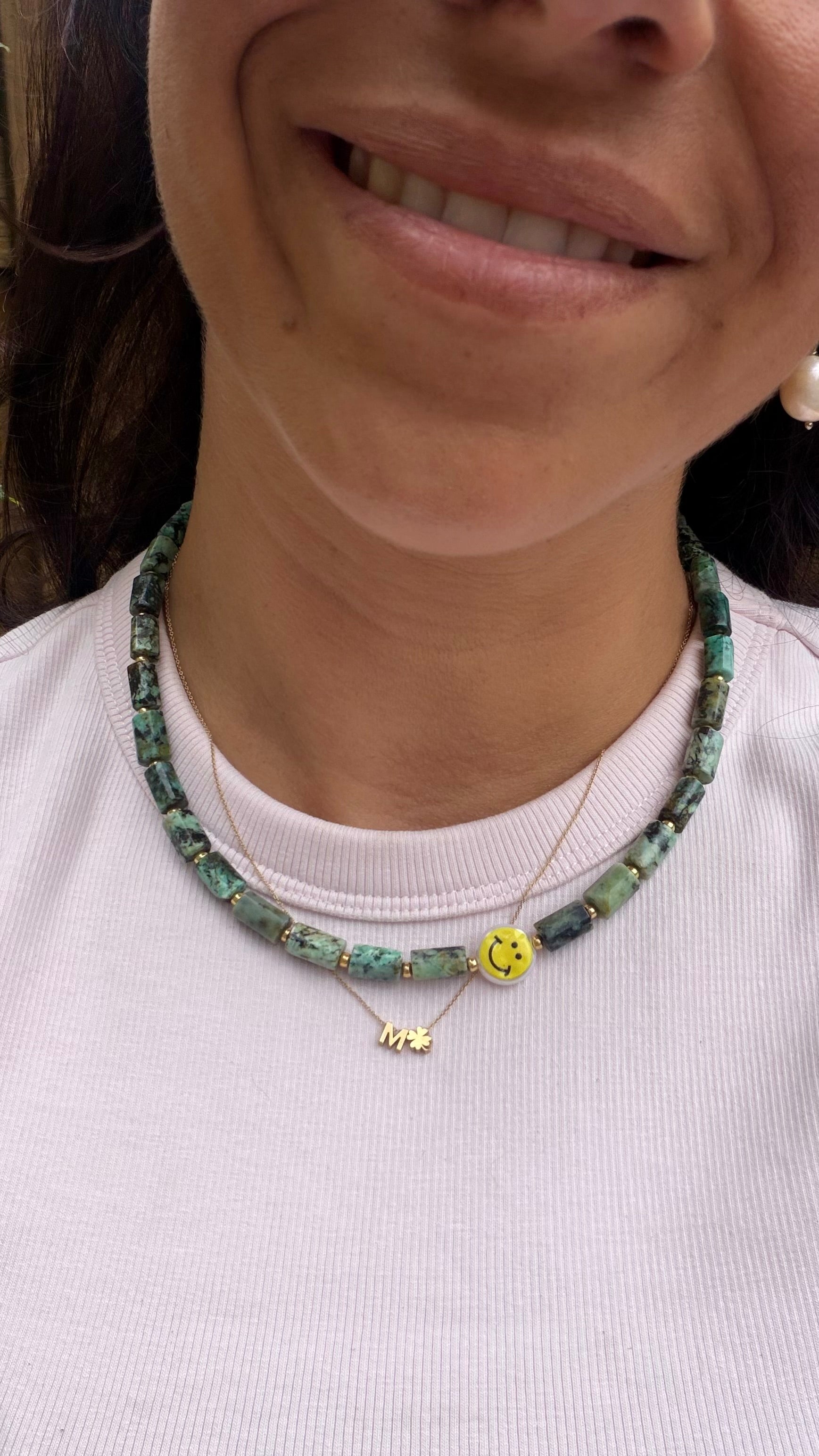 Smiley Necklace - African Smile