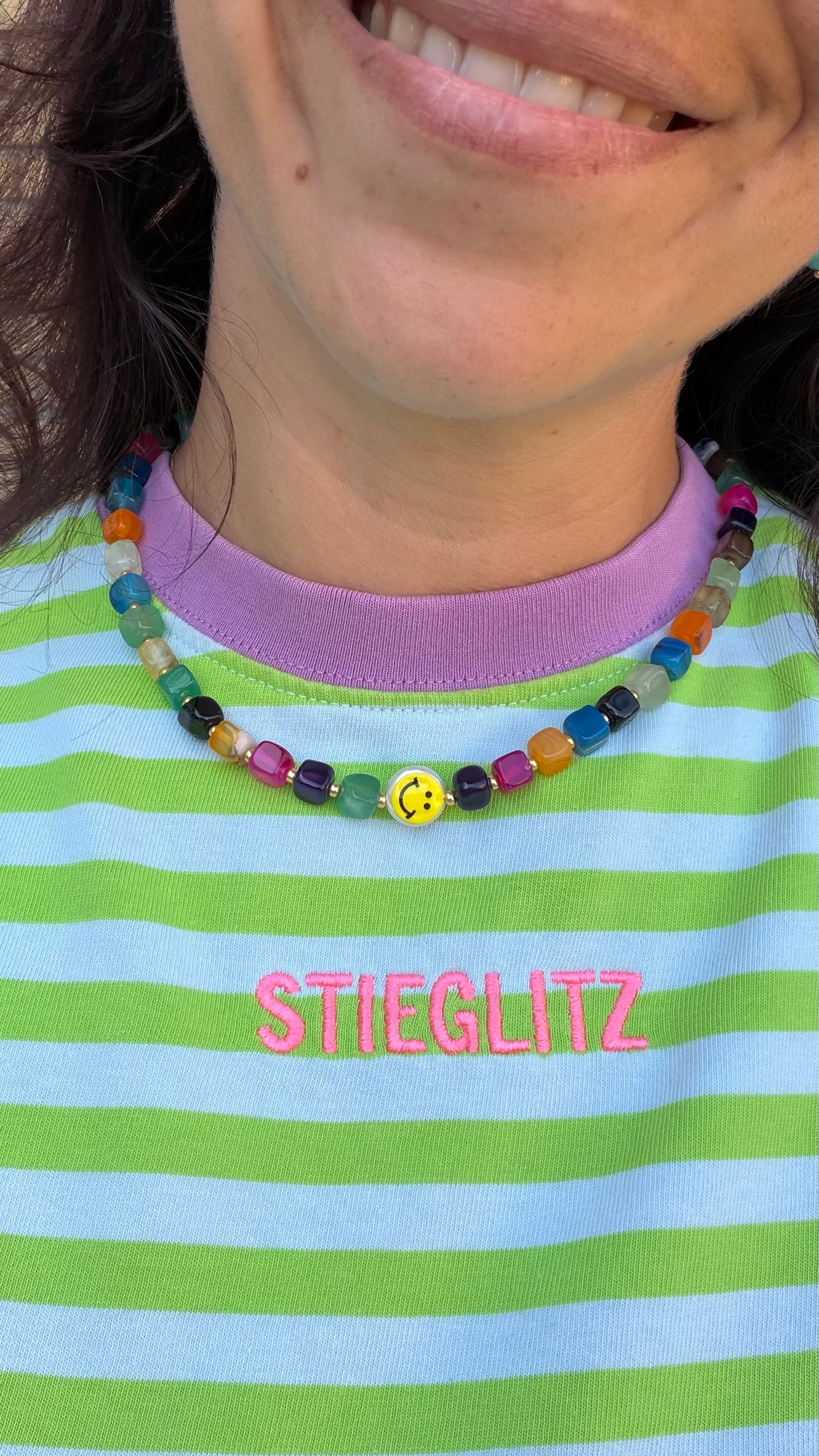 Smiley Necklace - Mixed Smile 2.0