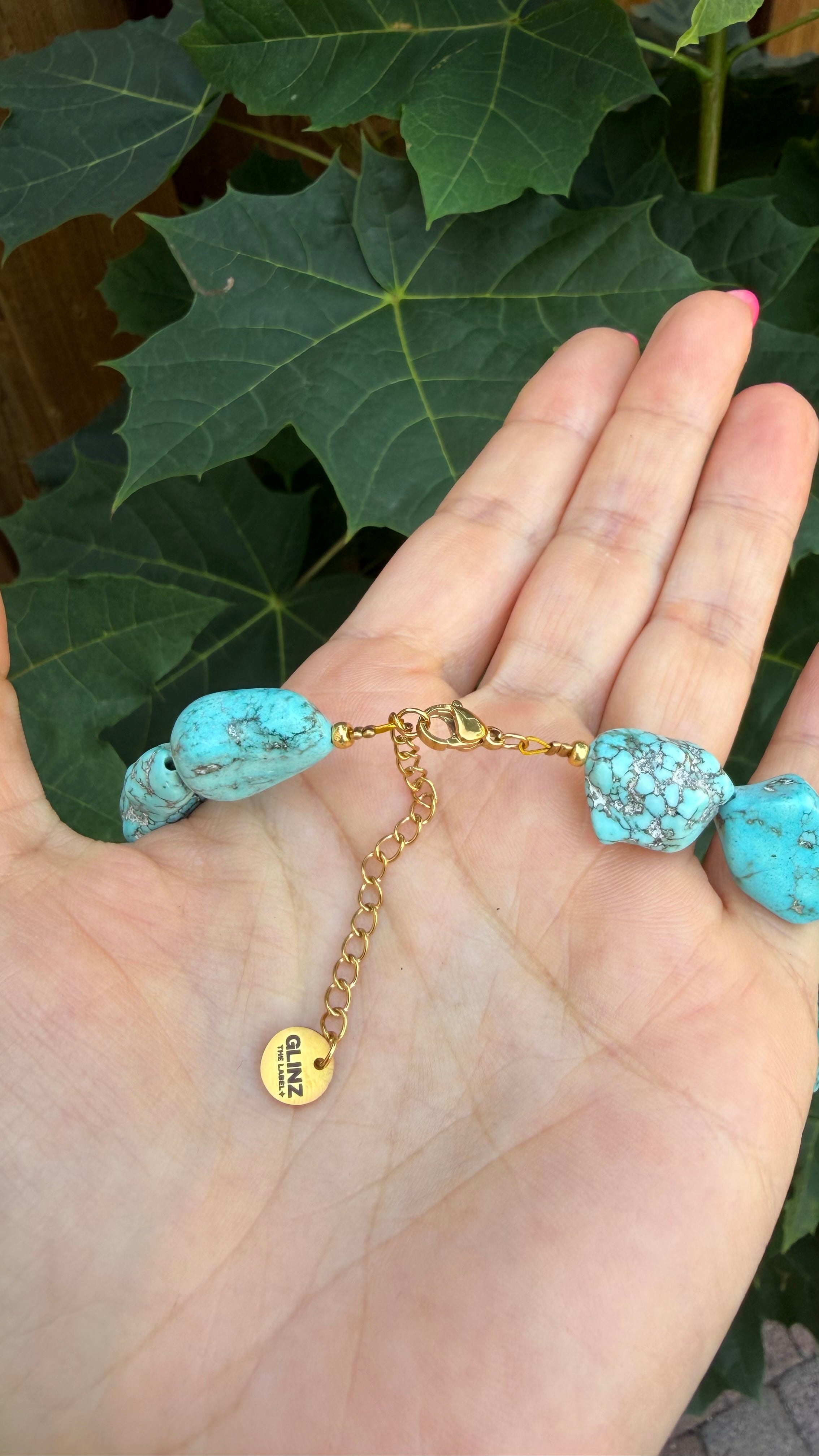 Luna Pearl Necklace - Blue Ocean