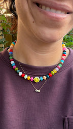 Smiley Necklace - Mixed Smile