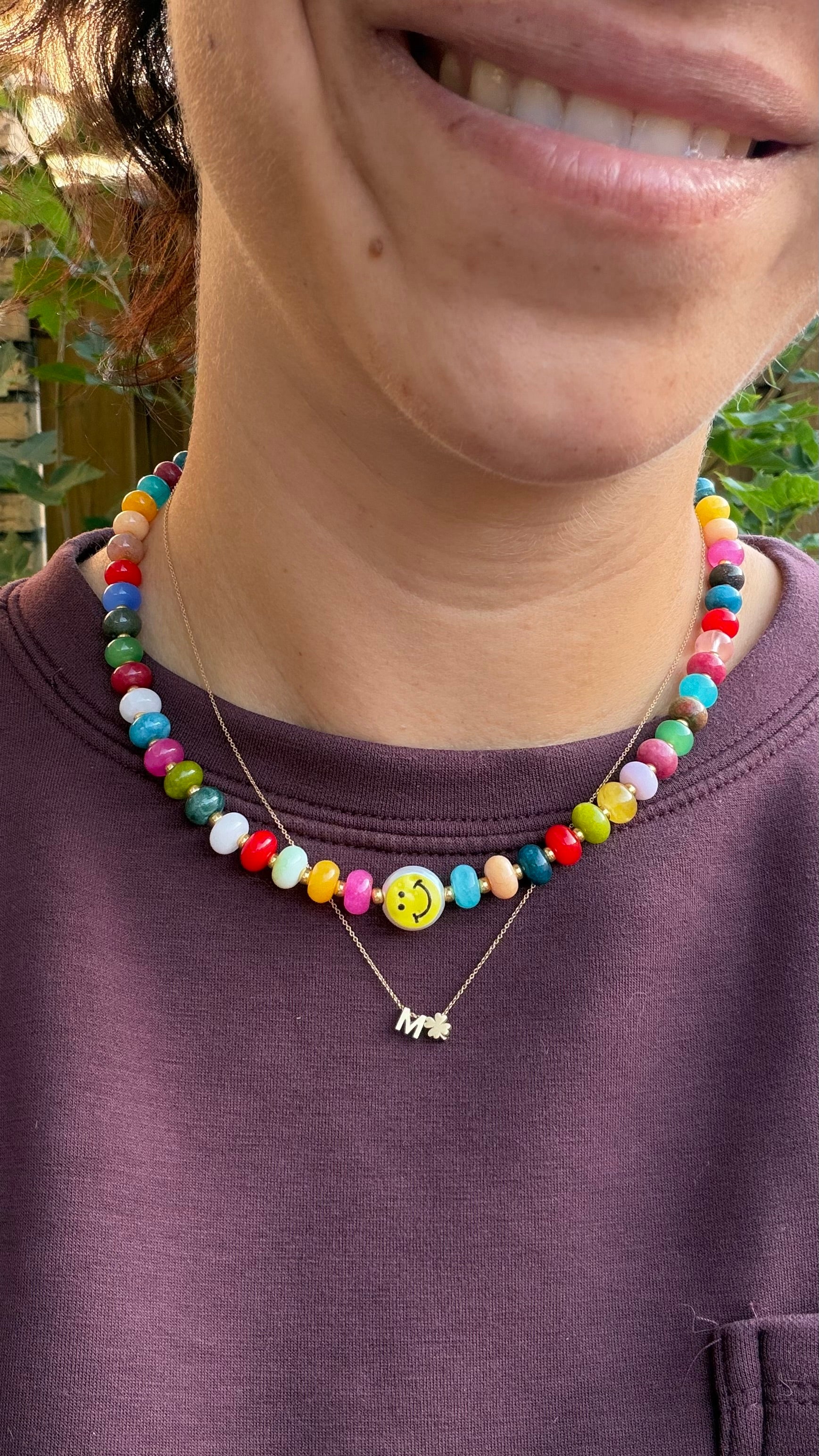 Smiley Necklace - Mixed Smile
