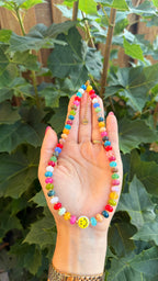 Smiley Necklace - Mixed Smile
