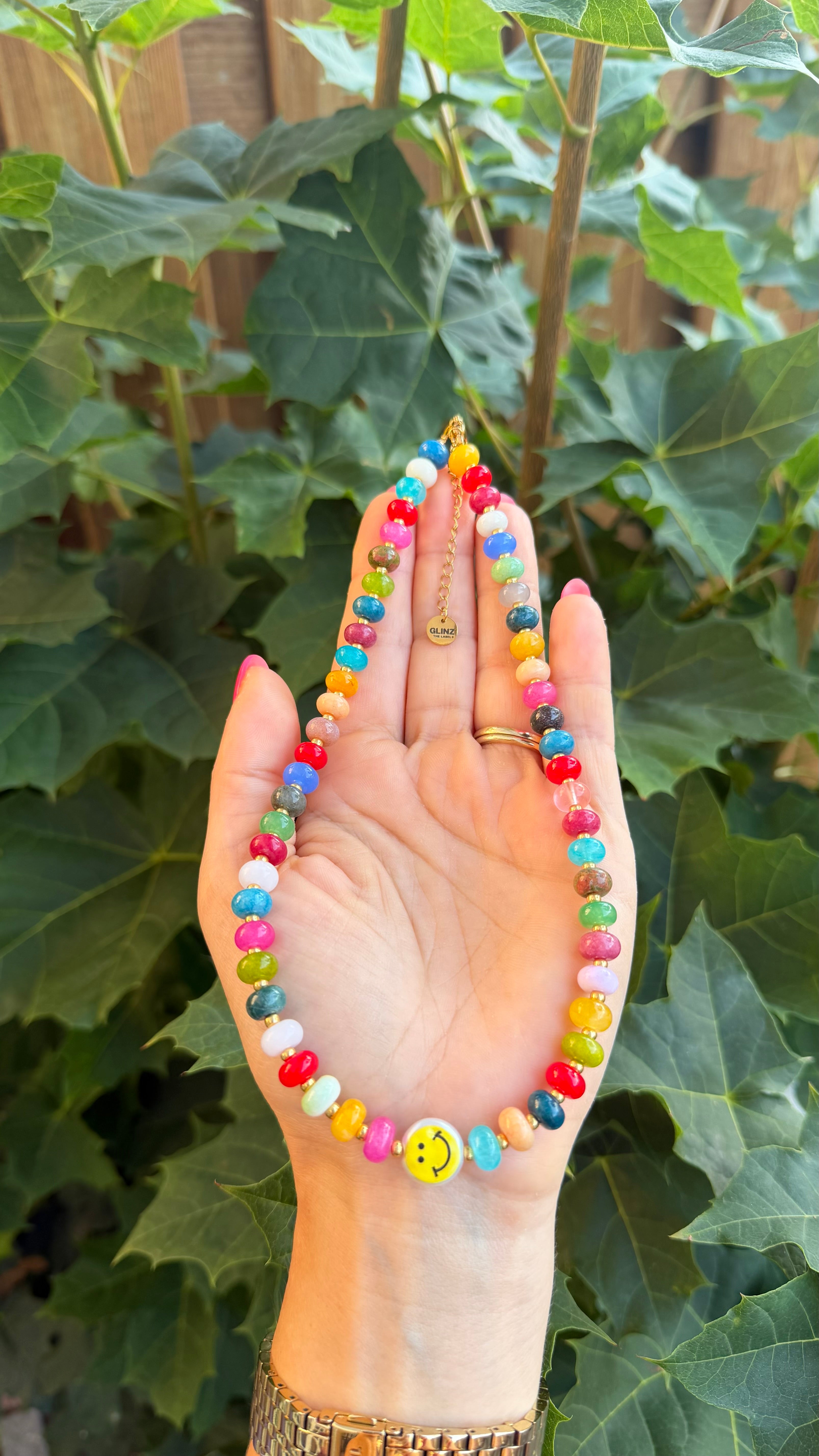 Smiley Necklace - Mixed Smile