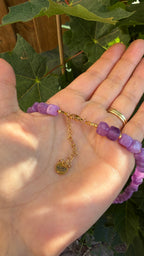 Luna Pearl Necklace - Amethist
