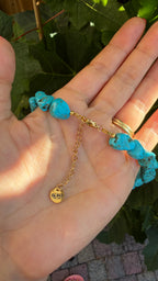 Luna Pearl Necklace - Turquoise