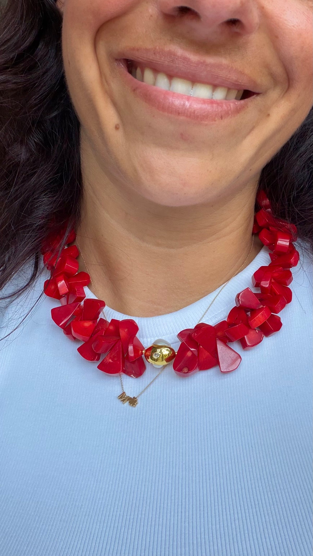 Luna Pearl Necklace - The Red Muse