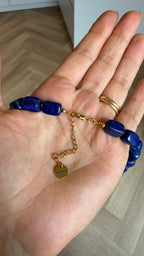 Golden Treasure Necklace - Lapis Lazuli