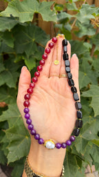 Luna Pearl Necklace - Three Shades