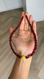 Smiley Necklace - Ruby Smile