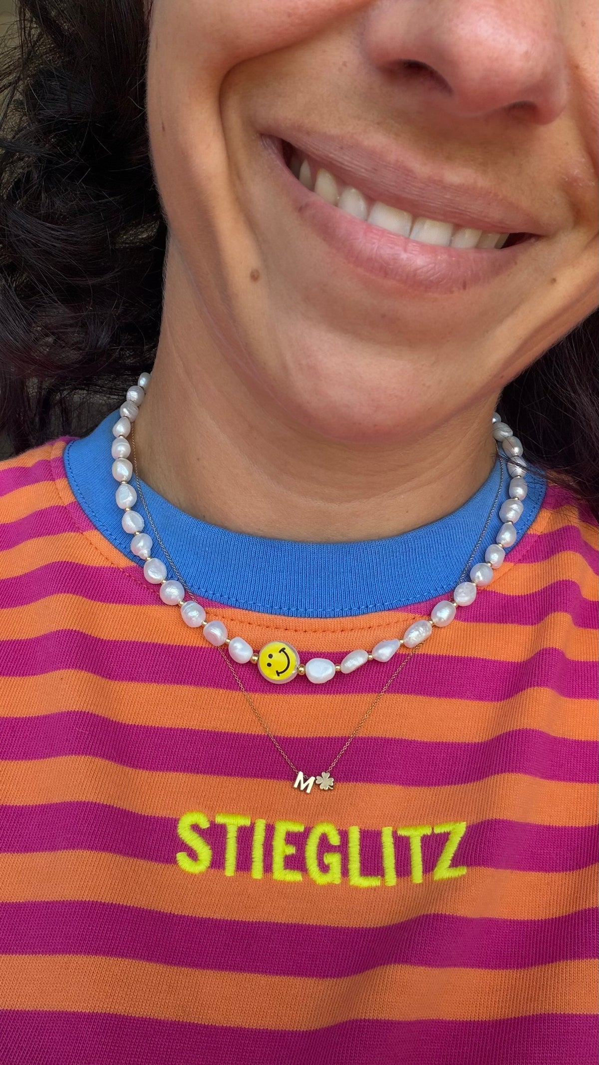 Smiley Necklace - Cloud Nine