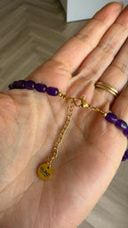 Smiley Necklace - Violet Smile