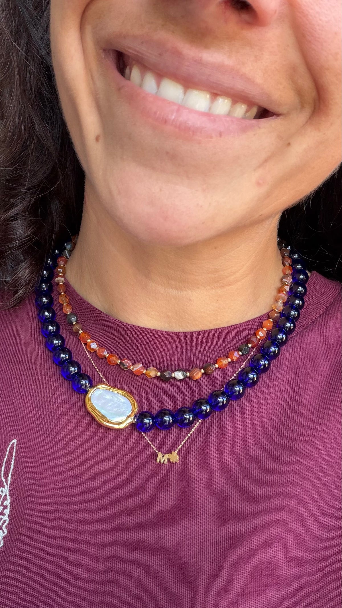 Stripe Agate Necklace