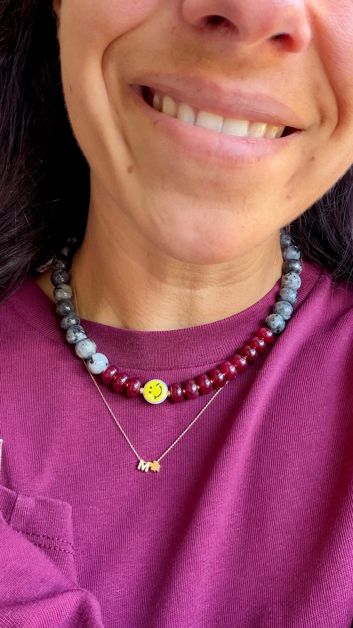 Smiley necklace - Happiest Smile