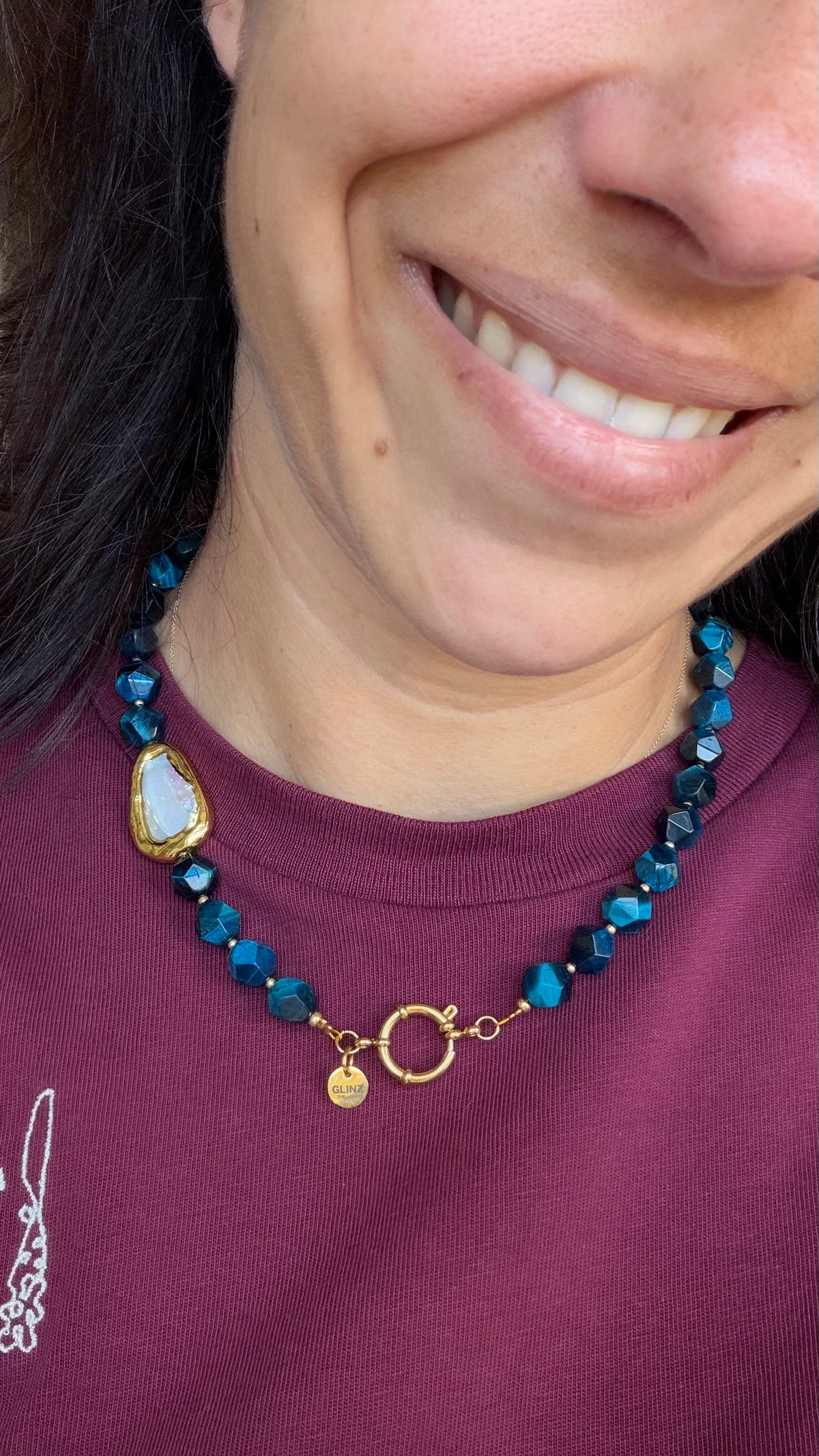 Ora Necklace - Blueberry
