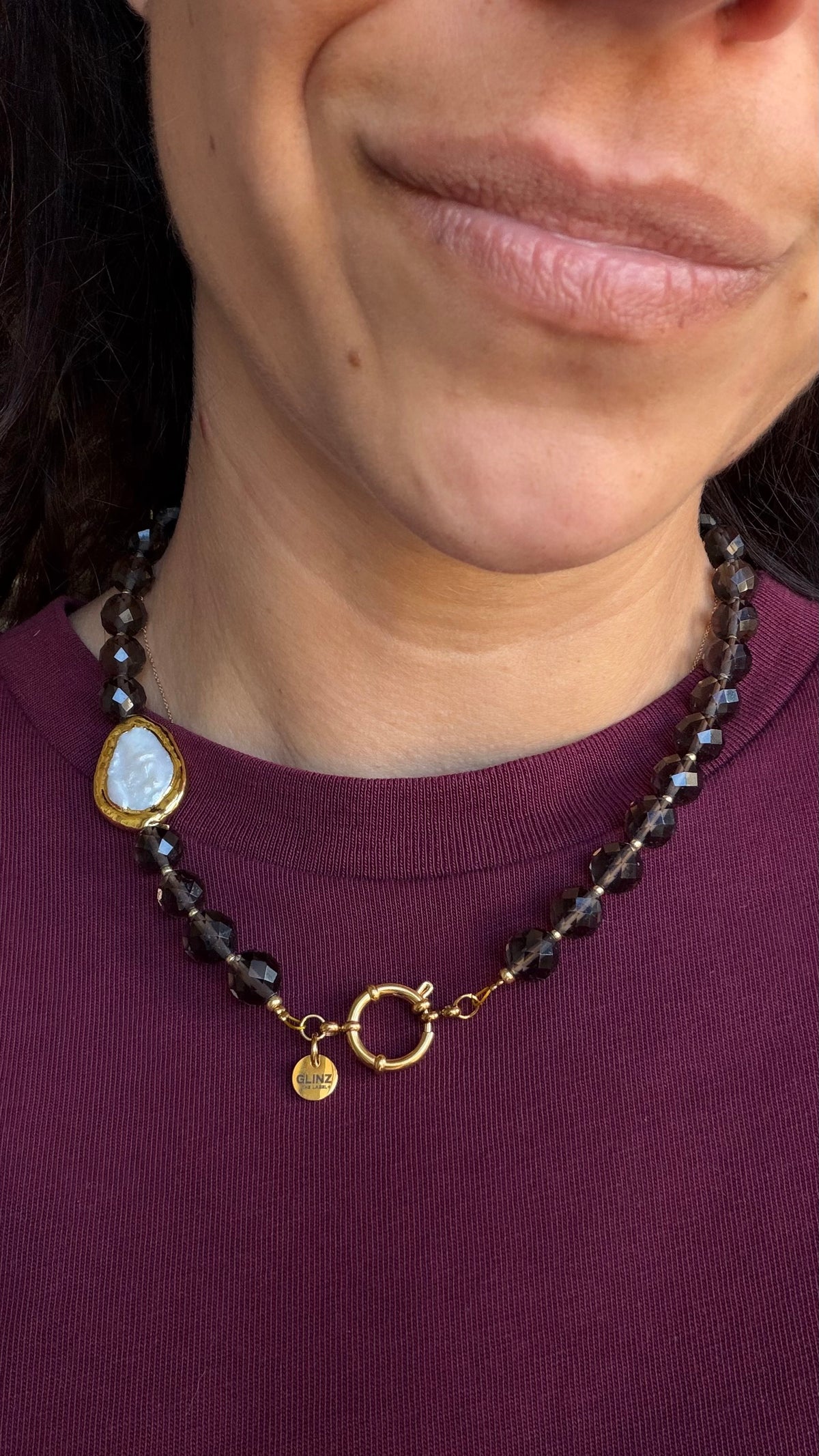 Ora Necklace - Smokey Eyes