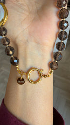 Ora Necklace - Smokey Eyes