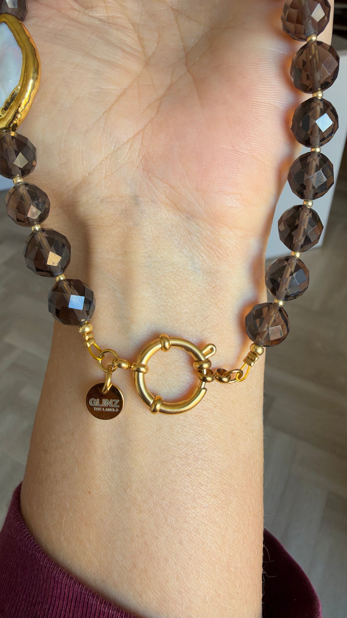 Ora Necklace - Smokey Eyes