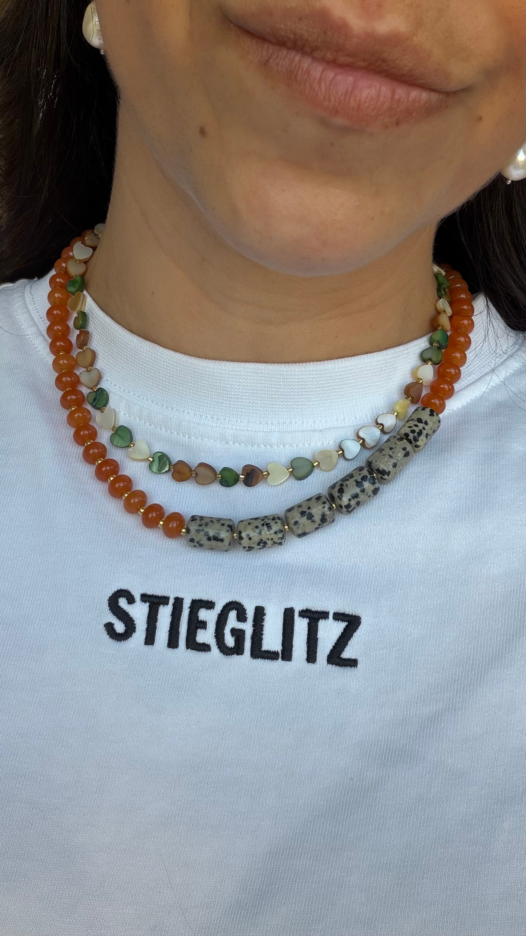 Timeless necklace - Jade & Jaspis