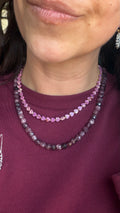 Small hearts necklace - Pink