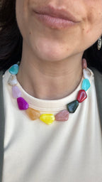 Acrylic necklace - Colorful 1.0