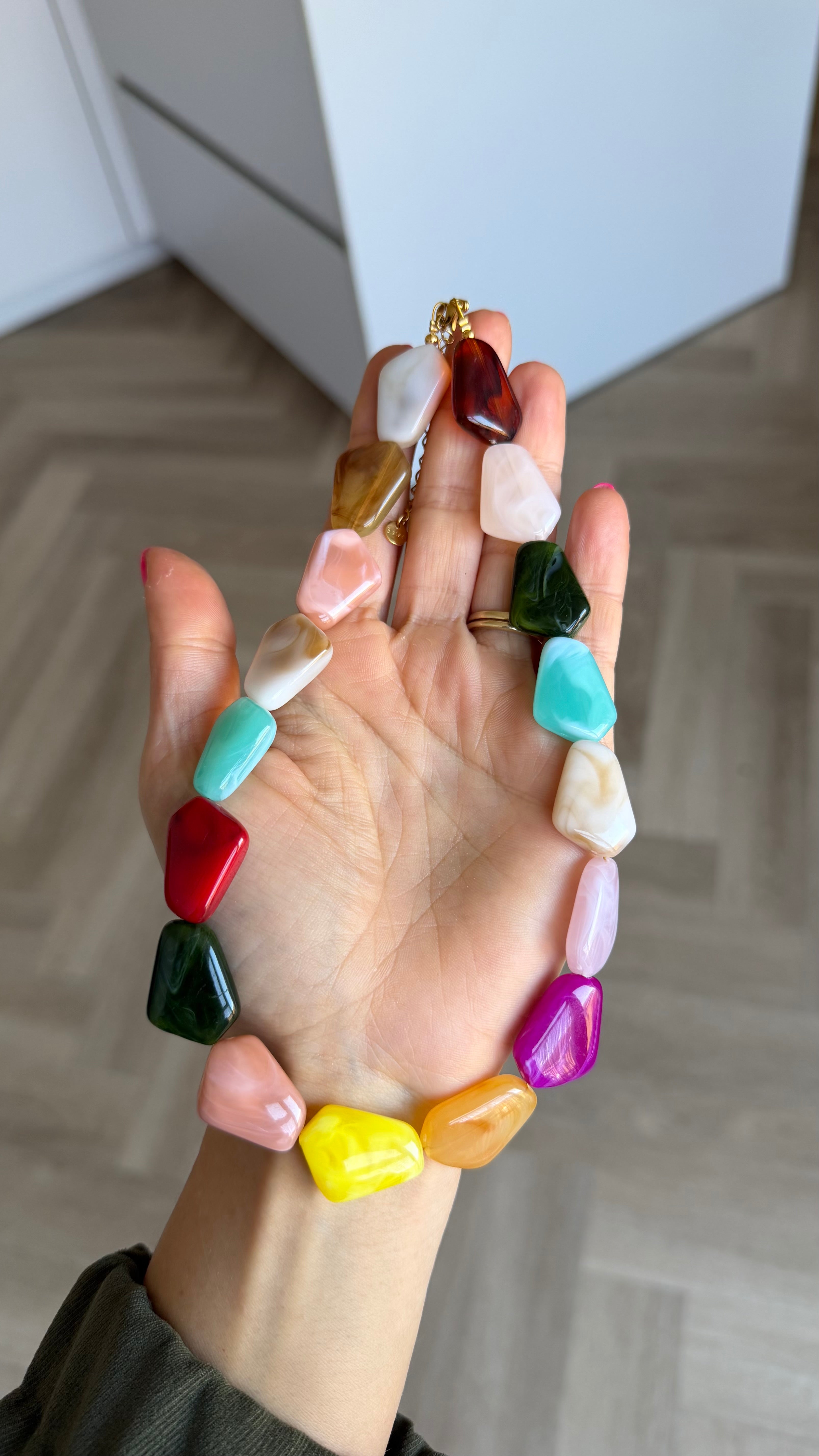Acrylic necklace - Colorful 1.0