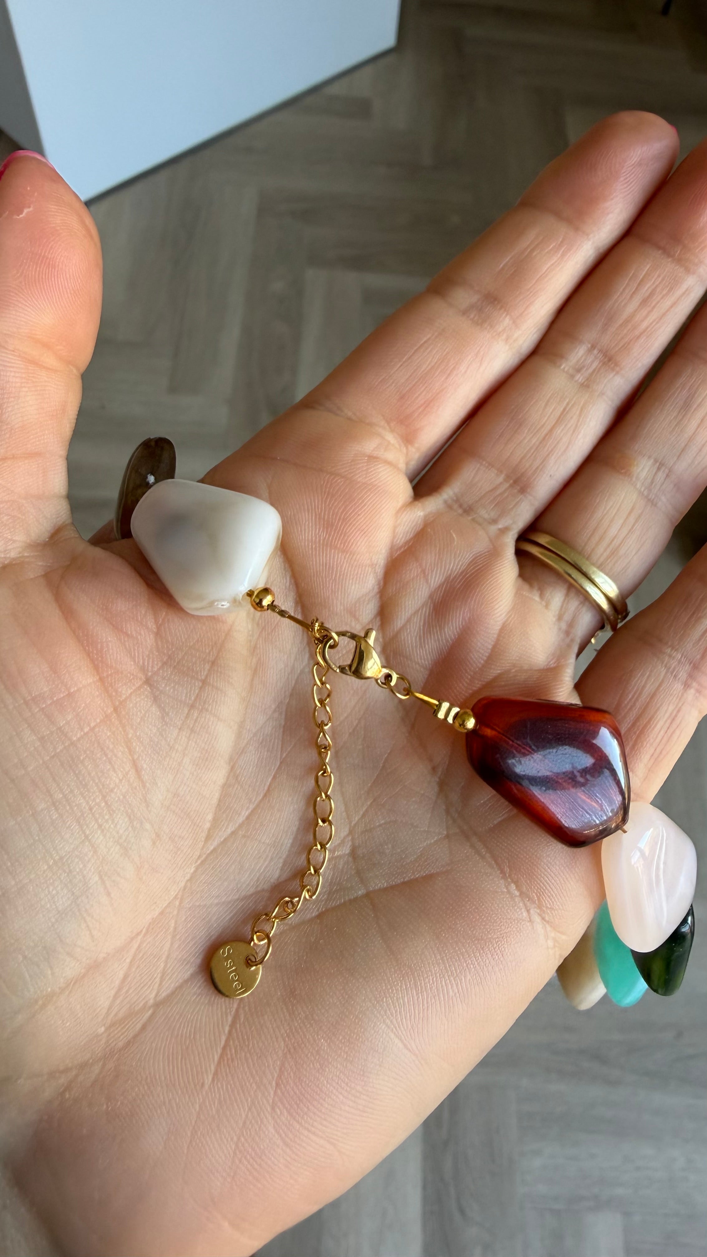 Acrylic necklace - Colorful 1.0