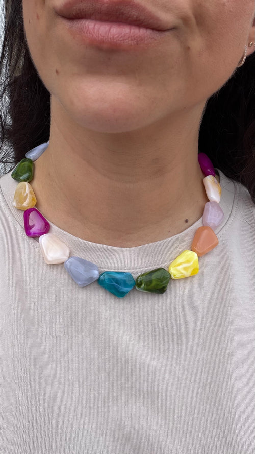 Acrylic necklace - Colorful 2.0
