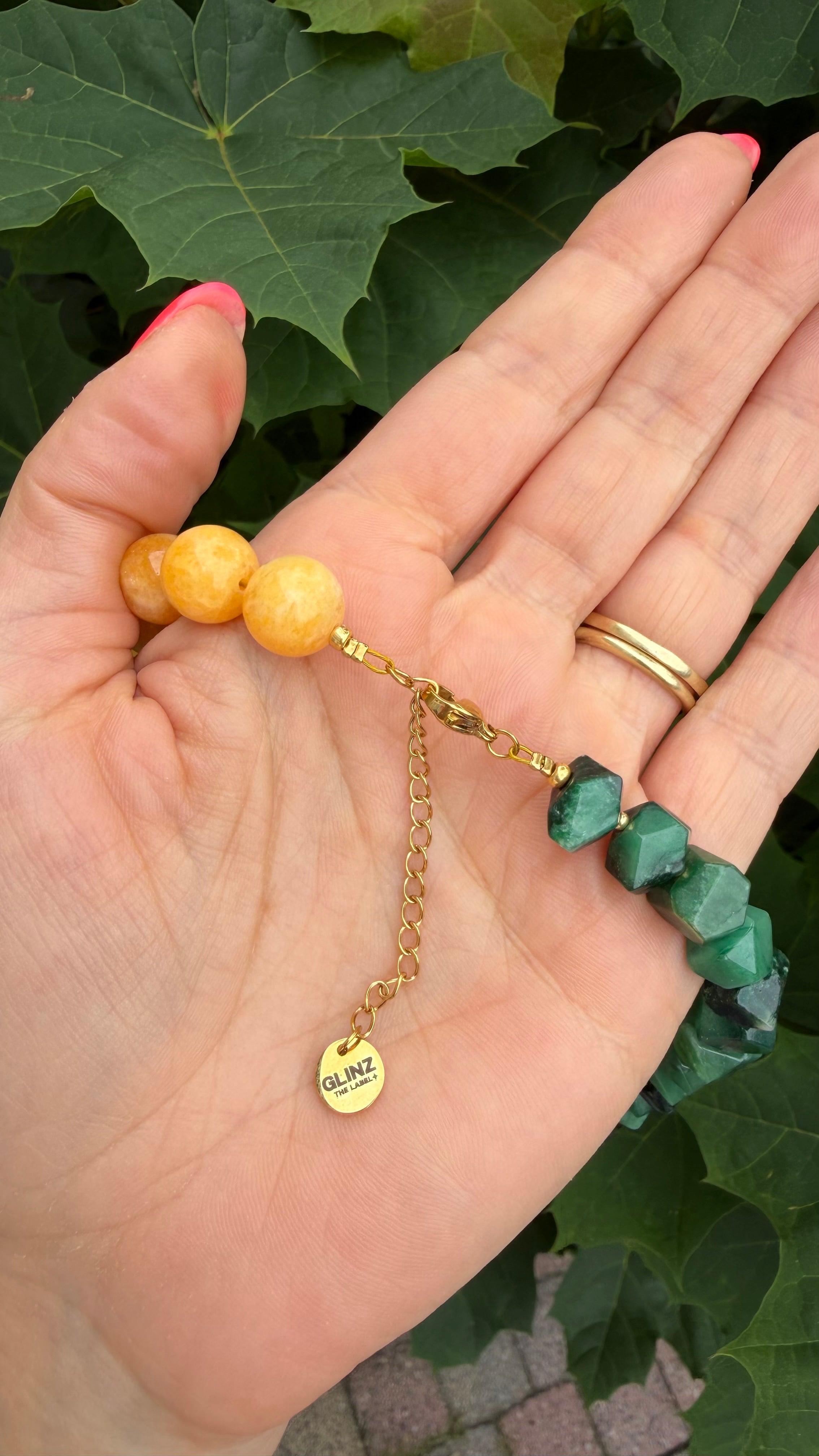 Luna Pearl necklace - Sunset Forest