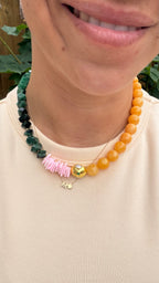 Luna Pearl necklace - Sunset Forest