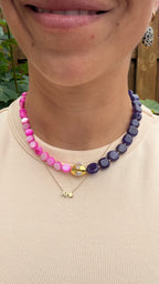 Luna Pearl necklace - Purple Rain