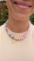 Luna Pearl necklace - Cotton Candy
