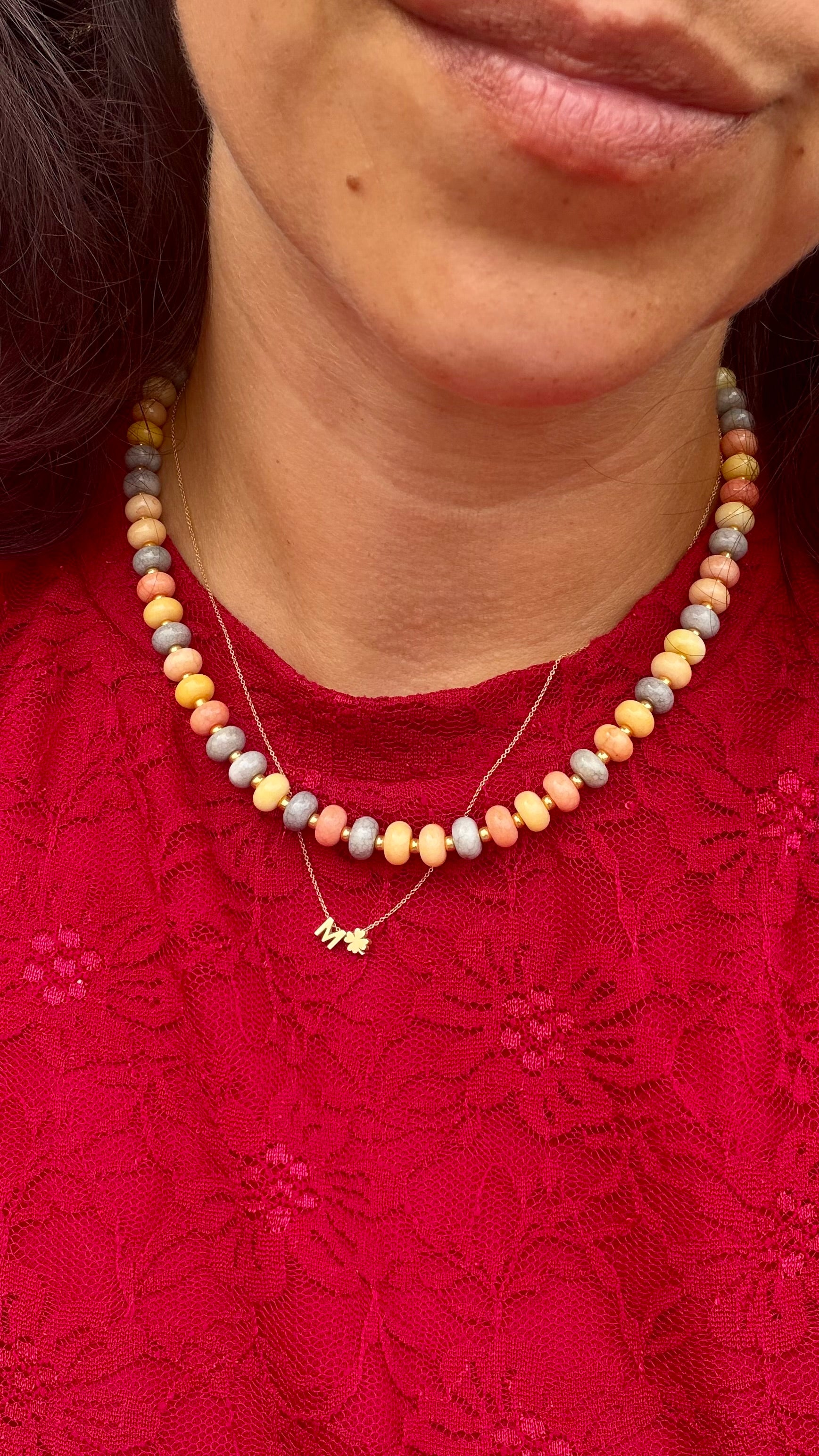 Pastel Mix Necklace - Soft sunset