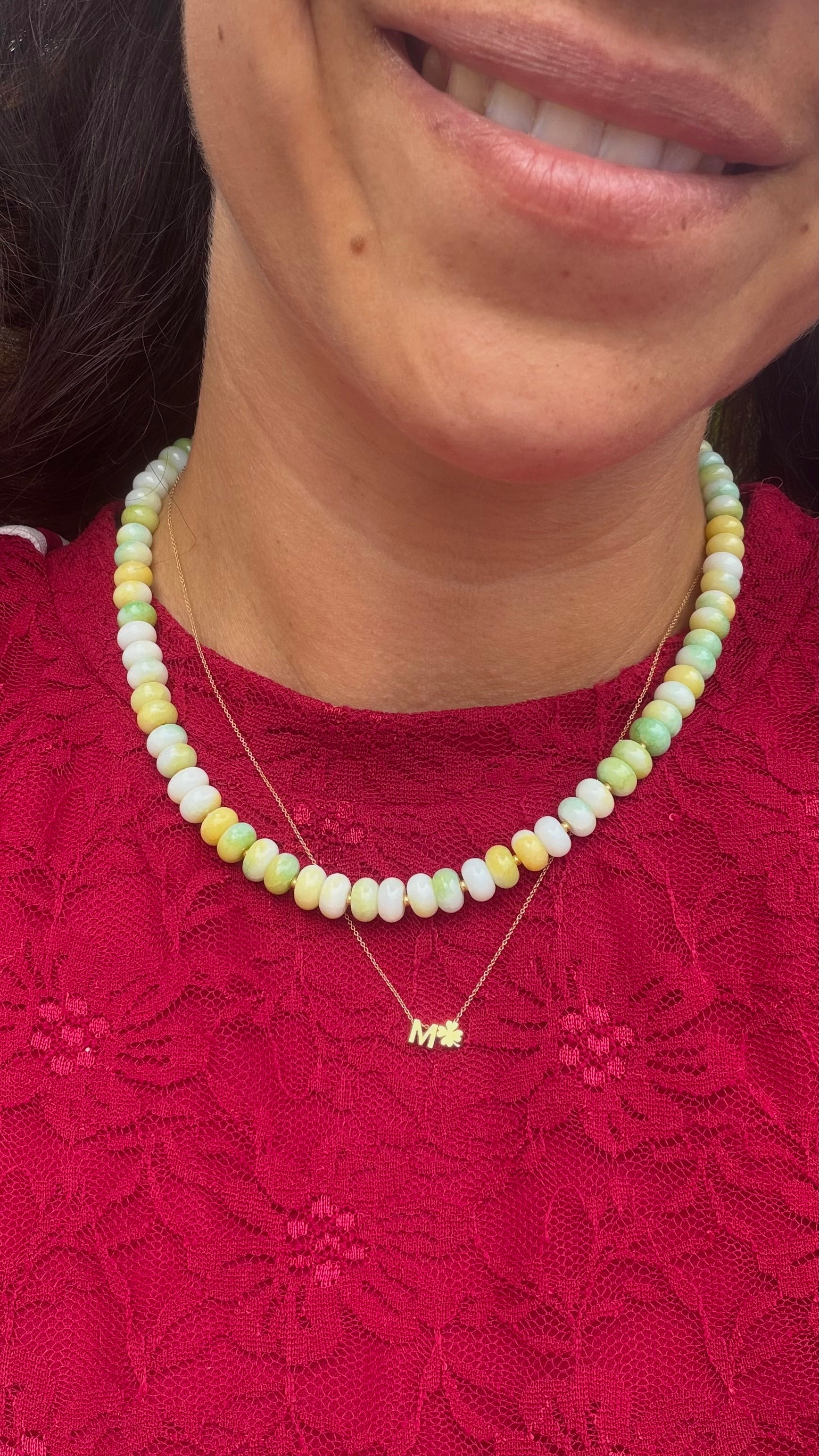 Soft Pastels Necklace - Lemon Sorbet