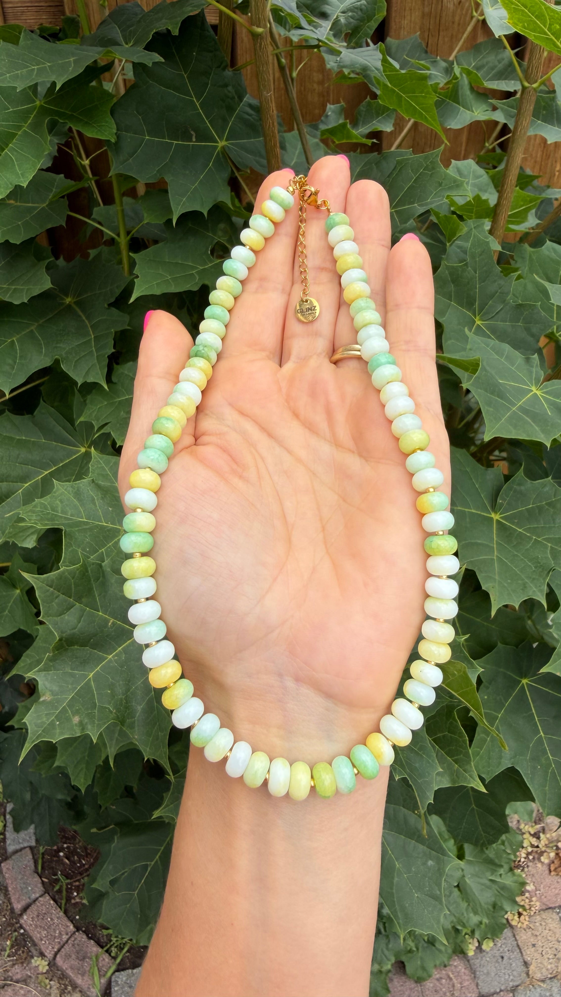 Soft Pastels Necklace - Lemon Sorbet