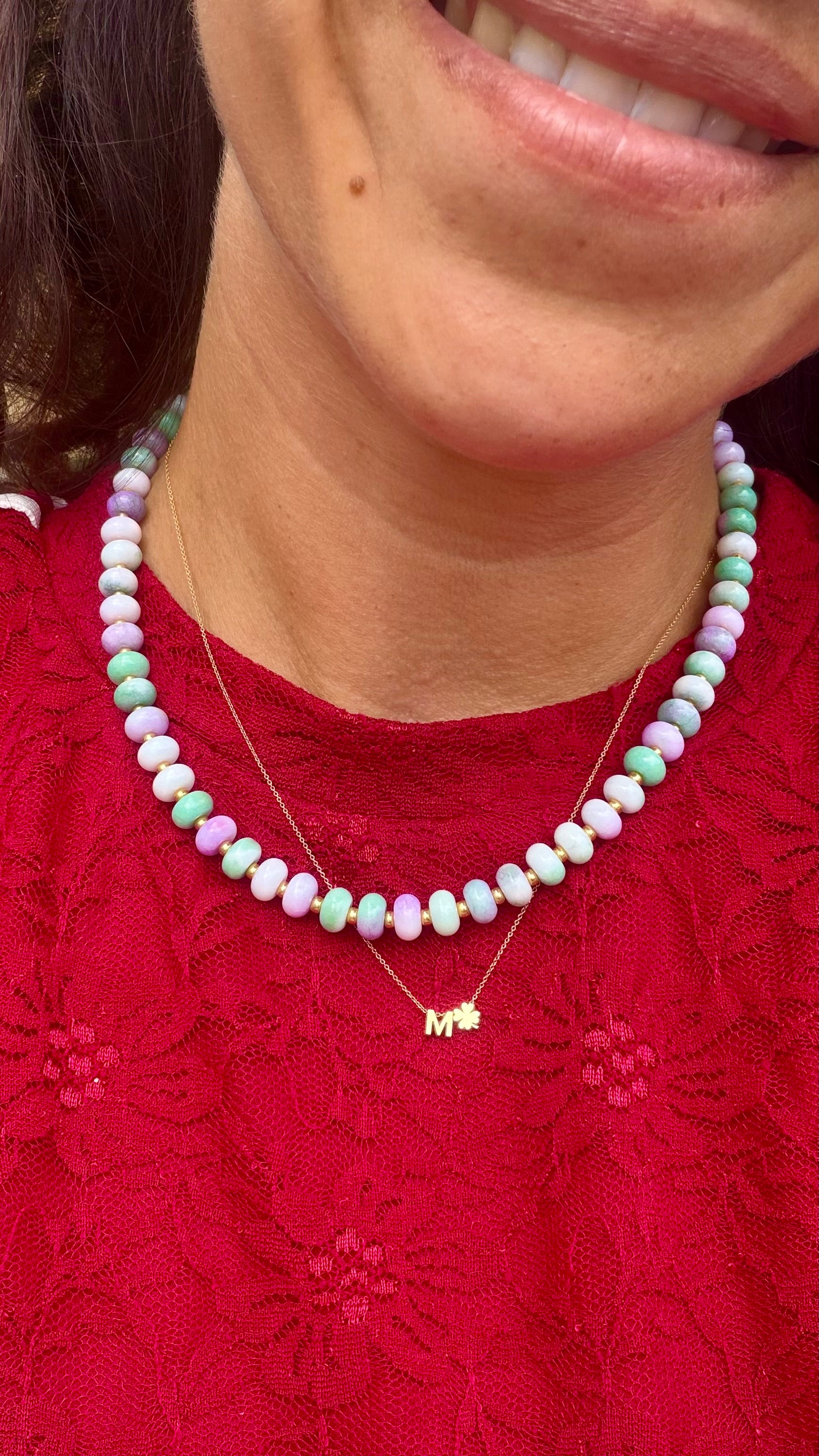Soft Pastels Necklace - Lavender dream