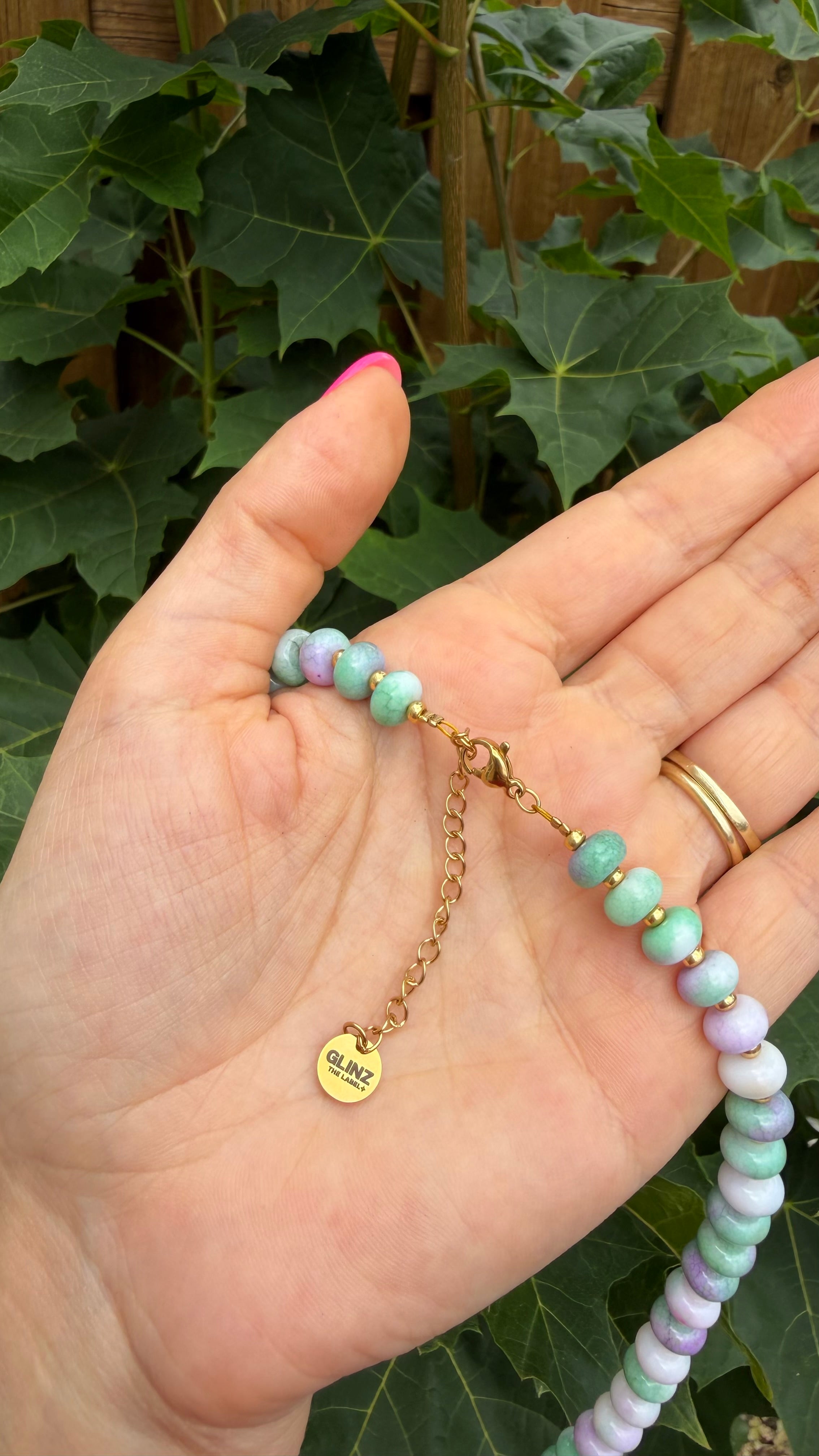 Soft Pastels Necklace - Lavender dream
