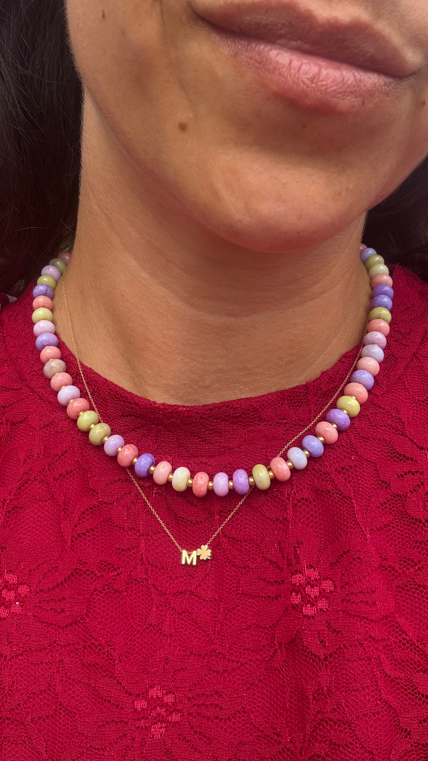 Soft Pastels Neclace - Tropical Day
