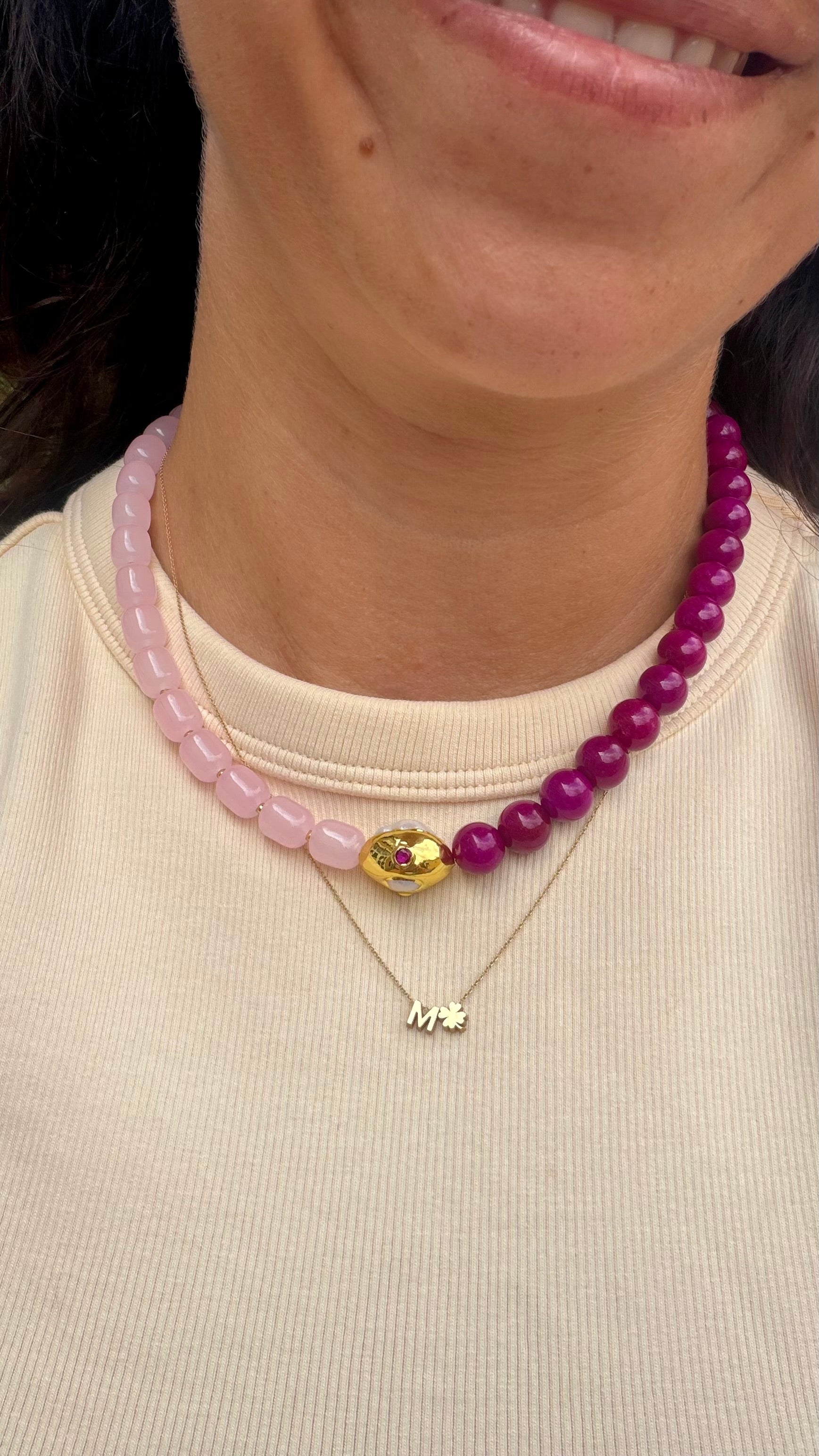 Luna Pearl Necklace - Ruby Grove
