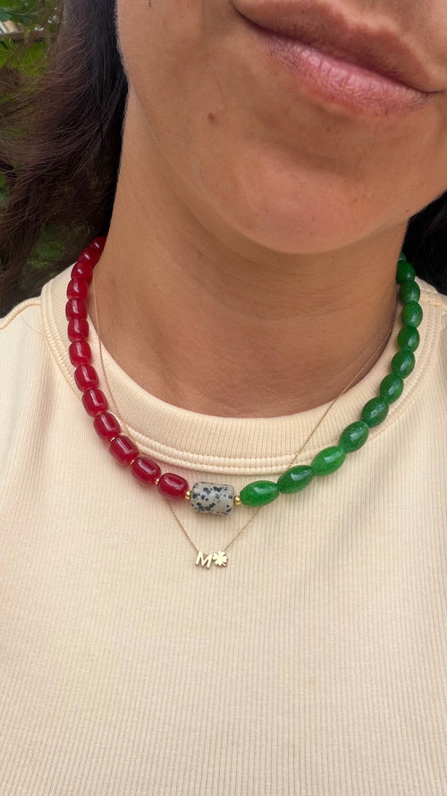 Cherry Moss Necklace