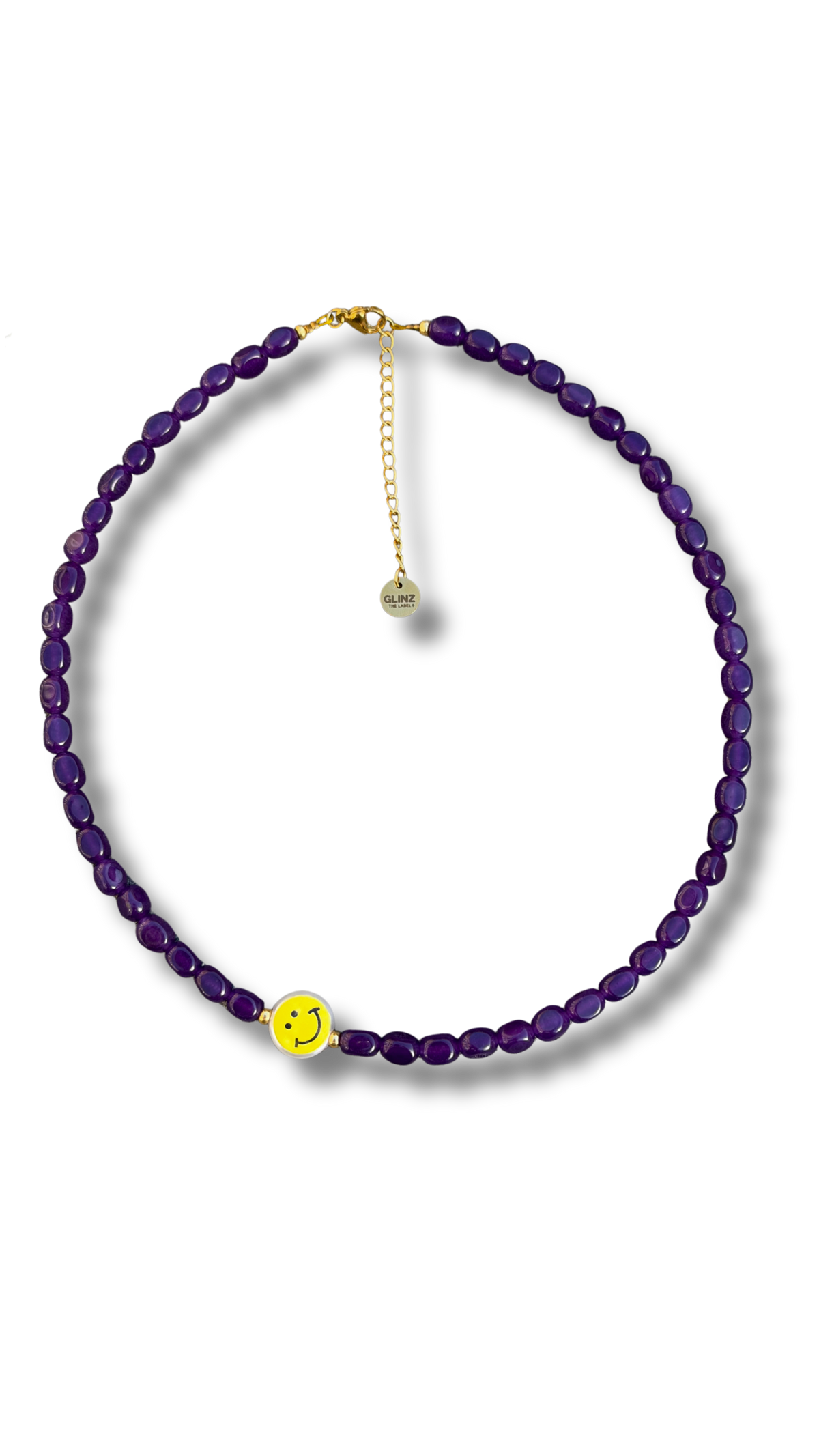 Smiley Necklace - Violet Smile