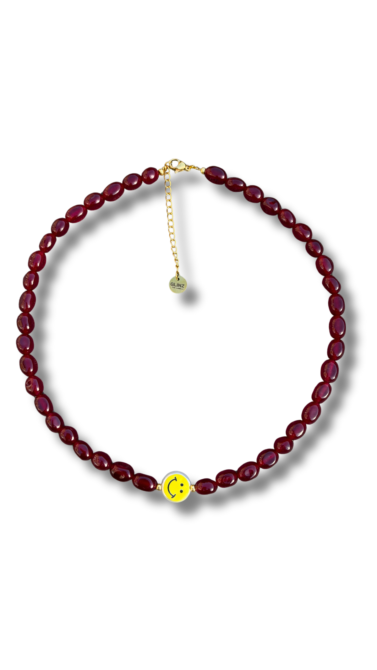 Smiley Necklace - Ruby Smile