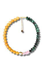 Luna Pearl necklace - Sunset Forest